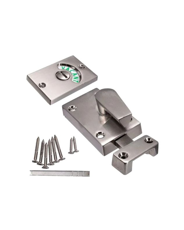 Toilet Deadbolt with Vacant Sign